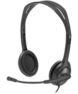 Слушалки LOGITECH H111 Corded Stereo Headset - BLACK - 3.5 MM