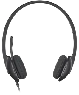 Alternative view of Слушалки LOGITECH H340 Corded Headset - BLACK - USB