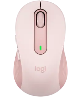 Безжична мишка LOGITECH M650 Signature Bluetooth Mouse - ROSE