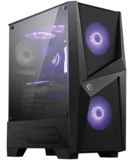 Кутия за компютър MSI MAG FORGE 100M Mid-Tower ATX/Micro-ATX/Mini-ITX 2x USB 3.2 Gen 1 Type-A 1x Audio/1x Mic RGB Hub RG