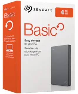 Външен хард диск SEAGATE HDD External Basic (2.5/4TB/USB 3.0)