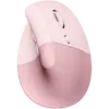 Безжична мишка LOGITECH Lift Bluetooth Vertical Ergonomic Mouse - ROSE/DARK ROSE