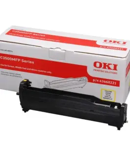 БАРАБАННА КАСЕТА ЗА OKI C 3520/3530/MC350/360 - Yellow - DRUM UNIT - PN 43460221