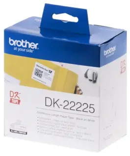ЛЕНТА ЗА ЕТИКЕТНИ ПРИНТЕРИ BROTHER ТИП QL - CONTINUOUS PAPER TAPE - 38 mm x 3048 m - PN DK-22225