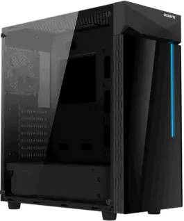 Кутия за компютър Gigabyte C200G RGB Mid Tower Черна