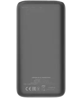 Alternative view of Външна батерия CANYON power bank PB-301 LED 30000 mAh PD 20W QC 3.0 Black