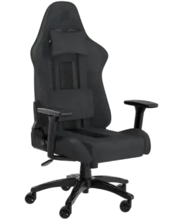 Геймърски стол CORSAIR TC100 RELAXED Gaming Chair Fabric - Grey and Black