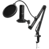 Геймърски микрофон LORGAR Voicer 931 Gaming Microphone Black USB condenser microphone with boom arm stand pop filter tri