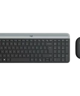 Клавиатура LOGITECH MK470 Slim Wireless Combo - GRAPHITE - US INTL