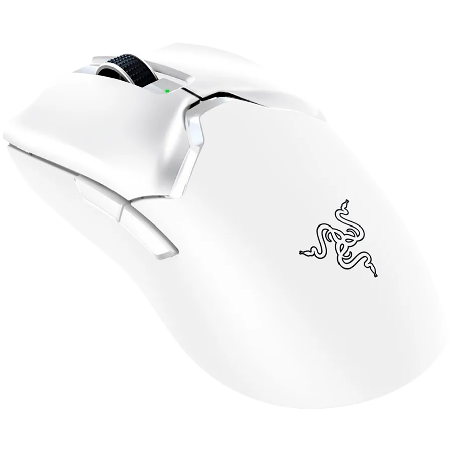 Геймърска мишка Razer DeathAdder V3 Pro - White Edition, Ergonomic Wireless Gaming Mouse, Speedflex Charging Cable USB Type C, 30000DPI, Optical Mouse Switches Gen-3, 63 g, Focus Pro 30K Optical Sensor - Image 3