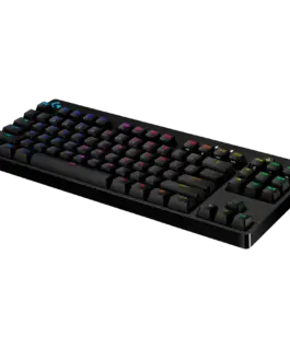 Alternative view of Геймърска клавиатура LOGITECH G PRO X TKL LIGHTSPEED Mechanical Gaming Keyboard - BLACK - US INTL - TACTILE