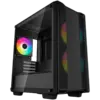 Кутия за компютър DeepCool CC360 ARGB Mid Tower Mini-ITX/Micro-ATX 1xUSB3.0 1xUSB2.0 1xAudio 3x120mm Pre-Installed ARGB