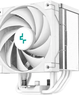 Alternative view of Охладител за процесор Охладител DeepCool AK500 WH, CPU Air Cooler, 1x120mm FK120 PWM Fan, TDP 240W, 5 Heatpipes, White, LGA2066/2011-v3/2011/1700/1200/115x, AMD AM5/AM4, 127x117x158 mm(LxWxH), 3Y, R-AK500-WHNNMT-G