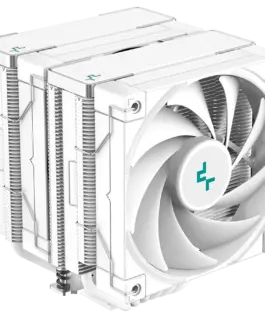 Охладител за процесор Охладител DeepCool AK620 WH CPU Air Cooler 2x120mm PWM FDB Fan TDP 260W 6 Heatpipes White LGA2066/