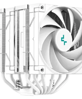 Alternative view of Охладител за процесор Охладител DeepCool AK620 WH, CPU Air Cooler, 2x120mm PWM FDB Fan, TDP 260W, 6 Heatpipes, White, LGA2066/2011-v3/2011/1700/1200/115x, AMD AM5/AM4, 129x138x160 mm(LxWxH), 3Y, R-AK620-WHNNMT-G-1