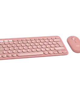 Клавиатура LOGITECH Pebble 2 Bluetooth Keyboard Combo - TONAL ROSE - US INTL