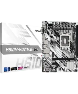 Дънна платка ASROCK H610M-HDV/M.2+ D5 mATX LGA1700 DDR5