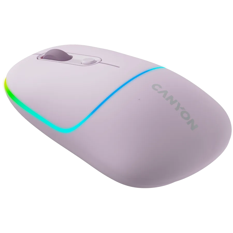 Безжична мишка CANYON mouse MW-22 2in1 BT/ Wireless Pearl Rose - Image 2
