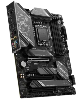 Alternative view of Дънна платка MSI Z790 GAMING PLUS WIFI , LGA 1700, 4xDDR5, Dual Channel DDR5 up to 7200+(OC)MHz, 3x PCIe x16 slot, 4x M.2 slots, 1x USB 3.2 Gen 2x2 (Type-C), 3x USB 3.2, 4x USB 2.0, 1x HDMI, 1x DP, 4x EZ Debug LED, 2.5G LAN, 7.1 Audio, ATX, 3Y