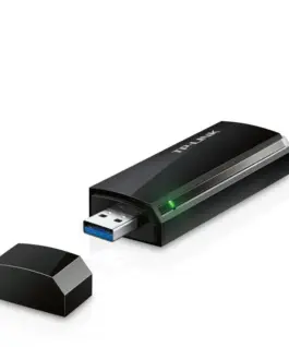 Alternative view of Безжичен адаптер TP-LINK Archer T4U, AC 1300, Dual band, USB 3.0, вградена антена
