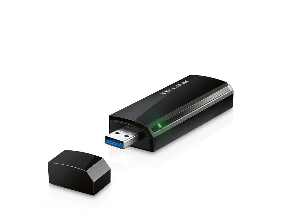 Безжичен адаптер TP-LINK Archer T4U, AC 1300, Dual band, USB 3.0, вградена антена - Image 2