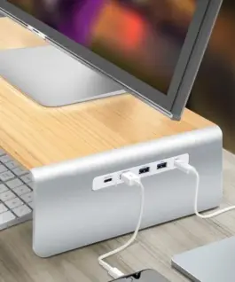 Alternative view of Поставка за монитор  j5create JCT425 8 в 1  USB Type-C/PD/4K HDMI/ 6-Port USB 3.0