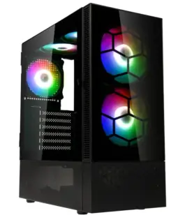 Кутия за компютър Kolink Observatory MX Glass ARGB TG Mid-Tower Черна