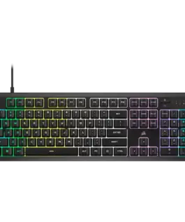Геймърска клавиатура CORSAIR K55 CORE RGB Black Fully customizable ten-zone RGB