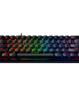 Alternative view of Геймърска клавиатура Huntsman V3 Pro Mini - US Layout, Gaming Keyboard, Analog Optical Switch Gen-2, 60% size, Razer Chroma™ RGB, Detachable Type C Cable, Doubleshot PBT Keycaps, 5052 Brushed Aluminum Alloy Top Case, Rapid Trigger Mode, Analog Input