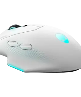 Alternative view of Геймърска мишка Alienware Wireless Gaming Mouse - AW620M (Lunar Light)