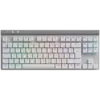 Геймърска клавиатура LOGITECH G515 LIGHTSPEED TKL - WHITE - US INTL - 2.4GHZ/BT- EMEA28i-935 -