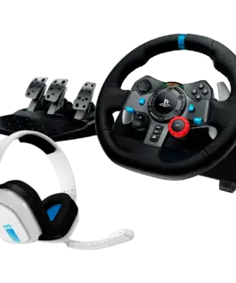 Геймпад LOGITECH G29 Driving Force Racing Wheel for PS + Astro A10 - WHITE