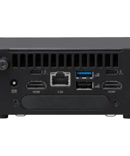 Полуготова система Полуготова система ASUS NUC 14pro/RNUC14RVHI300002I/Intel Core 3 100U/Intel Graphics/4xUSB/M.2 22x80 NVMe; 22x42 NVMe/2.5 SATA slot/2,5Gbe LAN/2xHDMI/ 2x Thunderbolt 4 (USB-C+DP)/no Storage/no RAM/AX211.D2WG.NV/no OS/EU Cord/Tall K