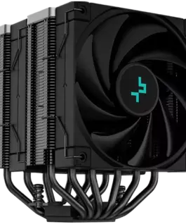Охладител за процесор Охладител DeepCool AK620 Zero Dark CPU Air Cooler 1x120mm FK120 PWM FDB Fan ARGB 6 Heatpipes Fluid