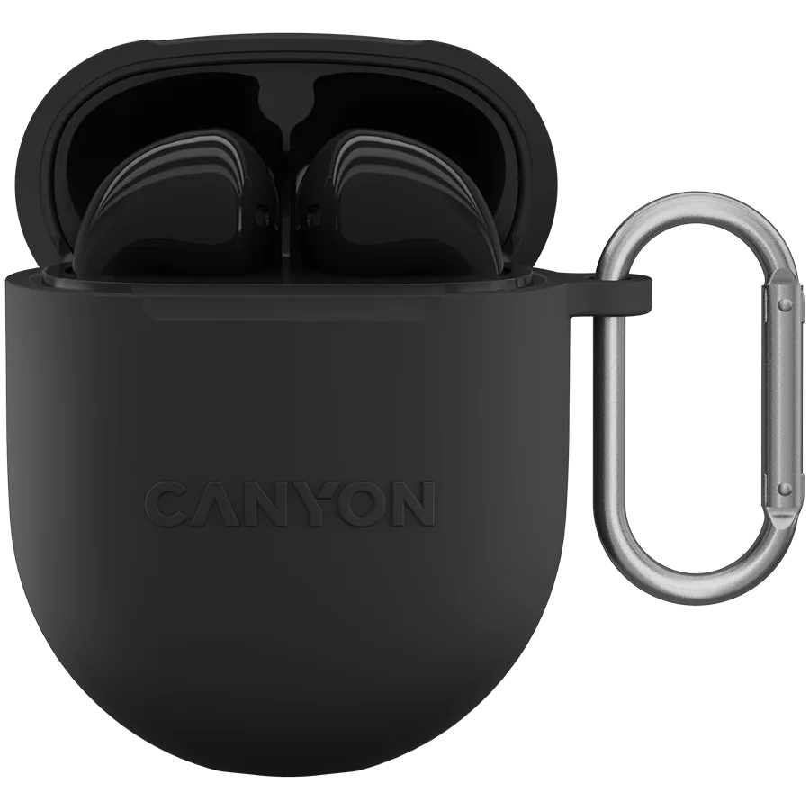 Bluetooth слушалки CANYON headset TWS-6 Black