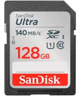 Карта памет SANDISK Ultra 128GB SDXC Memory Card 140MB/s