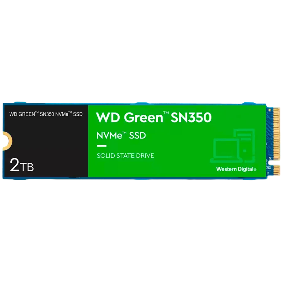 SSD диск SSD WD Green (M.2 2TB PCIE GEN3)