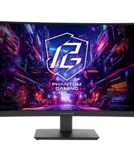 Монитор Asrock Curved Gaming Monitor 27" QHD(2560x1440) VA Anti-Glare 180 Hz 132% sRGB 5000:1 16:9 300 cd/m² 178º/178º 1
