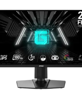 Монитор MSI G255PF E2 Gaming Monitor 24.5"" 180Hz FHD (1920x1080) 16:9 Rapid IPS Anti-glare 1ms 300nits 1000:1 178°/178°