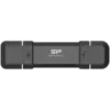 Външен SSD диск Silicon Power 500GB DS72 Dual USB-C/USB 3.2 Gen 2 Portable External SSD Steam Deck and iPhone 15 Pro R/W
