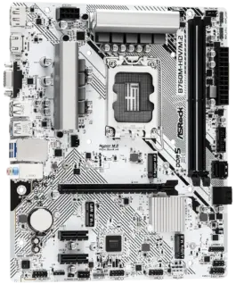 Alternative view of Дънна платка ASROCK B760M-HDV/M.2 mATX LGA1700 DDR5