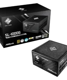 Захранване за компютър Asrock SL-1000G 1000W 80 Plus GOLD Fully Modular PSU Japanese Capacitors 2x EPS 12V CPU(4+4pin) 1