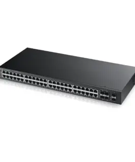 Alternative view of Суич ZYXEL GS1920-48, 44х GbE порта, 4х Combo порта SFP/RJ-45, управляем, за монтаж в шкаф
