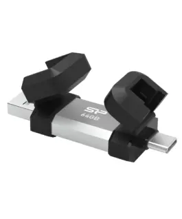 Alternative view of USB памет Silicon Power Mobile C51 64GB, USB-А и USB Type-C (USB 3.2 Gen 1)