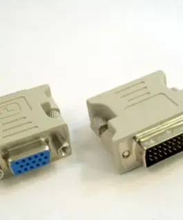 Gembird адаптер DVI-I->VGA (24M/15 F)