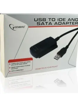 Alternative view of Gembird адаптер USB2.0 for IDE/SATA/2.5/3.5 + захранващ блок