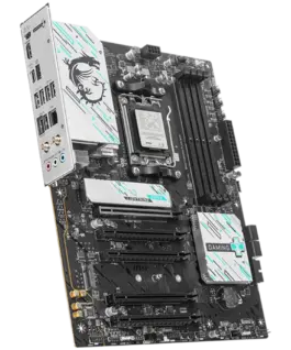 Alternative view of Дънна платка MSI B840 GAMING PLUS WIFI, ATX, Socket AM5, 4x DDR5 Dual Channel DDR5 up to 8000(OC)MHz, 5x PCIe x16 slot, 2x M.2 slot, 4x USB 2.0, 2x USB 5Gbps, 1x USB 10Gbps, 1x USB 10Gbps Type-C, HDMI, 7.1 HD Audio, 2.5G LAN, WiFi, BT, 3Y