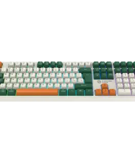 Alternative view of Геймърска клавиатура CANYON keyboard Shadder GKW-11 Mech RGB UK/US Wireless White