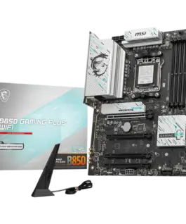 Дънна платка MSI B850 GAMING PLUS WIFI ATX Socket AM5 4x DDR5 Dual Channel DDR5 up to 8200(OC)MHz 4x PCIe 3.0 x16 slot 3
