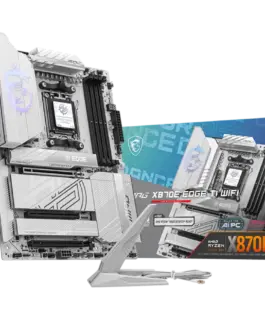 Дънна платка MSI MPG X870E EDGE TI WIFI ATX Socket AM5 4x DDR5 Dual Channel DDR5 up to 8400(OC)MHz 3x PCIe 3.0 x16 slot